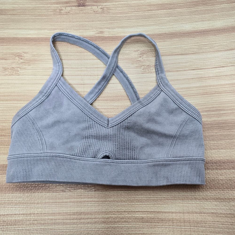 Alala Barre Cami Gray Sports Bra Size Small
